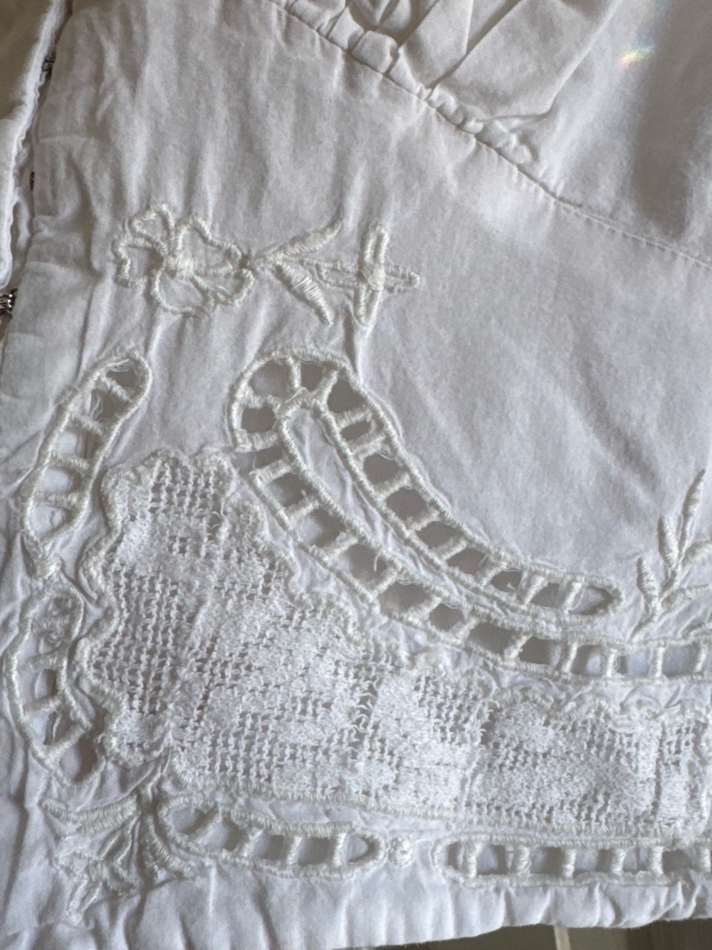 Farm Rio Cropped Embroidered top - Picture 6 of 7
